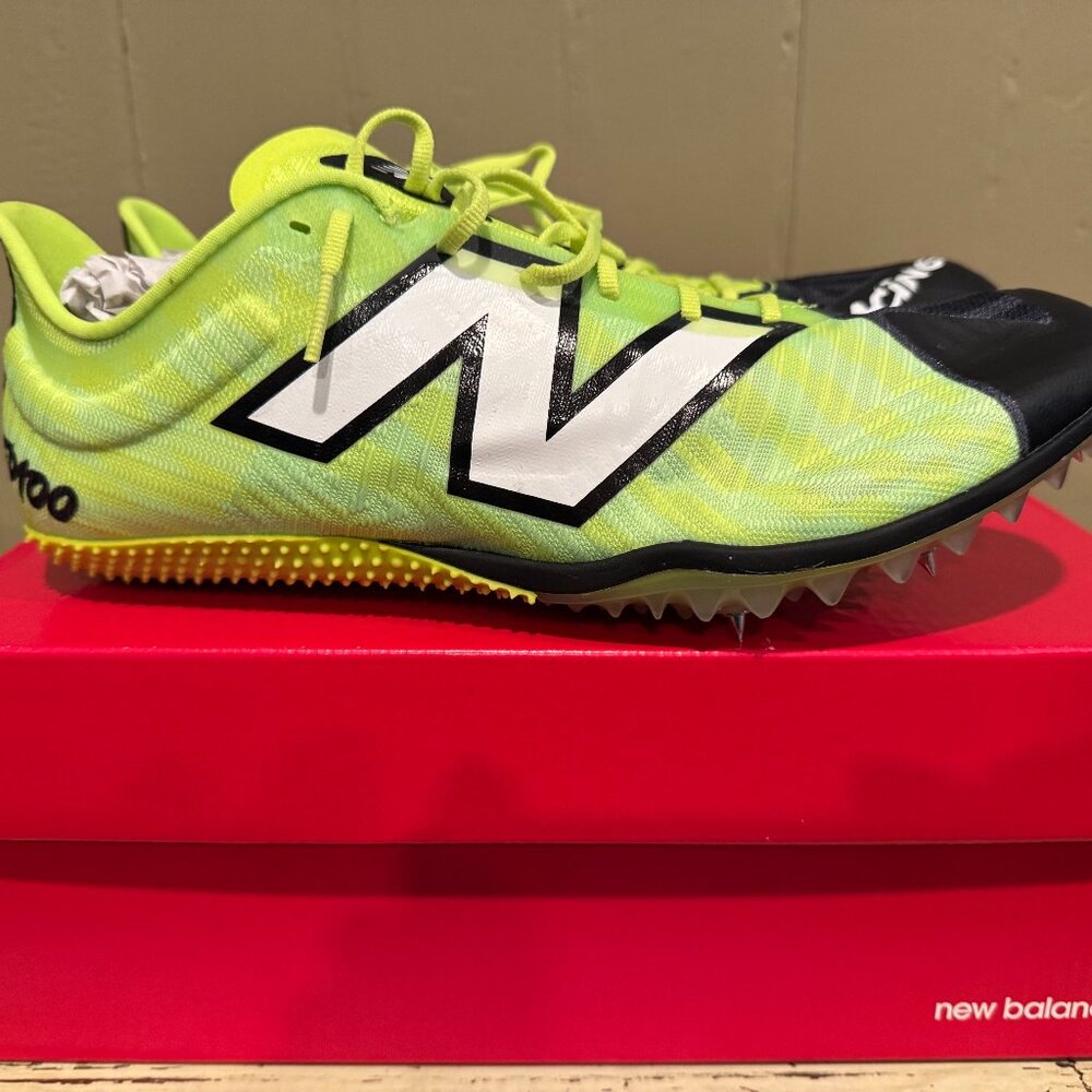 New Balance FuelCell SD100 V5 Track & Field Spikes (Size 10 - Mens) Green Black.
